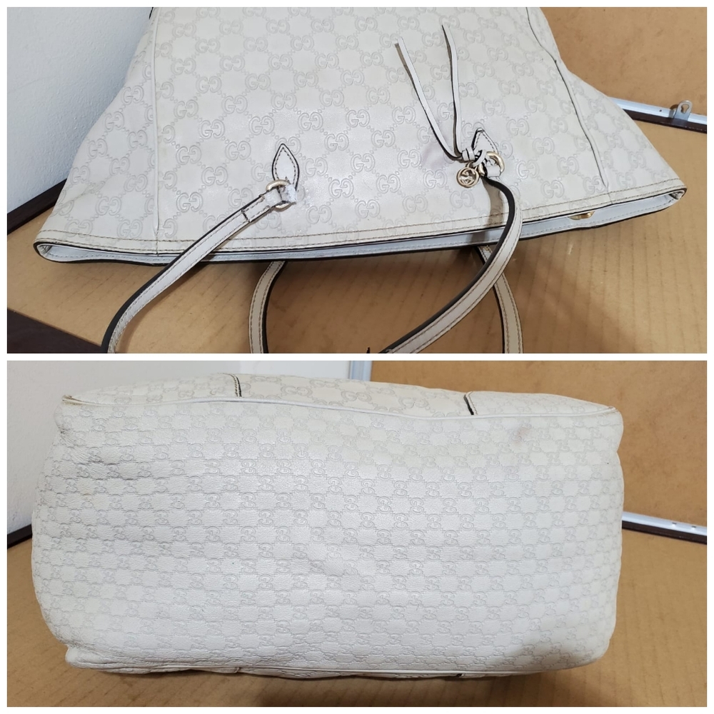 GucciGuccissima Medium Bree Tote Off White - Picture 7 of 10